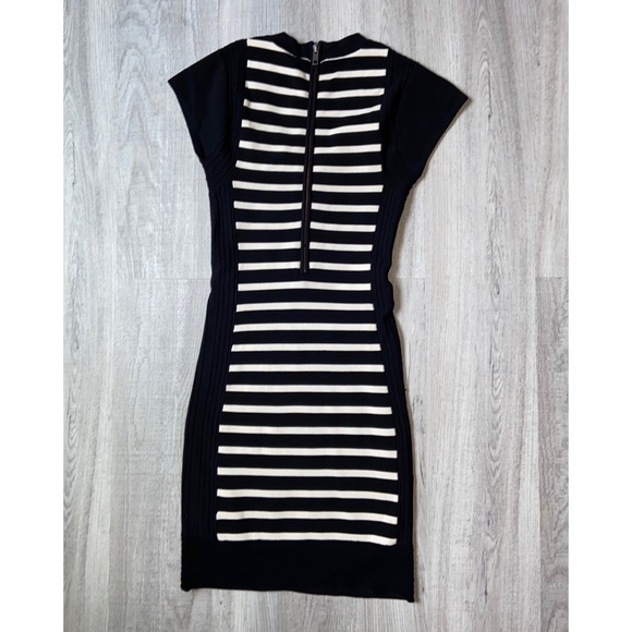 Sexy Striped Bodycon Dress - Picture 2 of 3